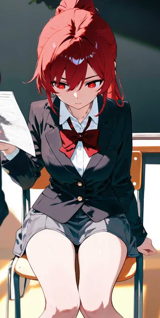 朱姫(授業中)
