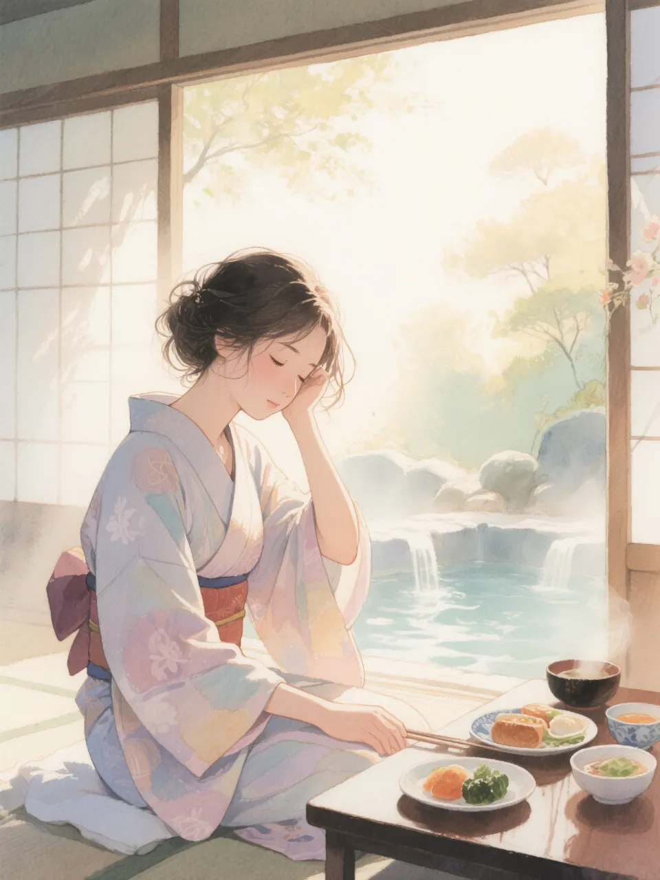 いただきます✨😌✨ — てつさんのAIイラスト