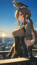 手に乗らない鷹