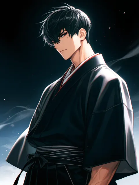 和装男子