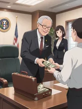 賄賂を受け取る国会議員