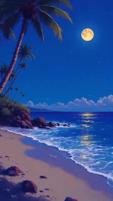 Night beach