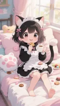 ネコ耳メイドの休日·チャレンジ の投稿作品