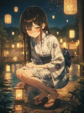 灯籠流し·川面に願いを流して の投稿作品
