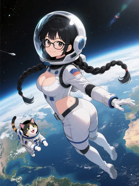 「穂蔵 灯子(ほのぐら とうこ)」の宇宙遊泳?!
