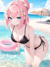 白い肌と貝殻
