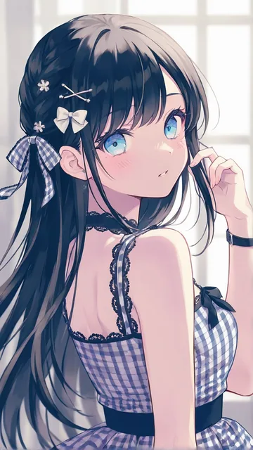 ギンガムチェックの彼女