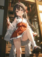 巫女 vs シスター·和か洋か の投稿作品