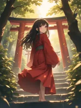 新緑の神社·今宵チャレンジ の投稿作品
