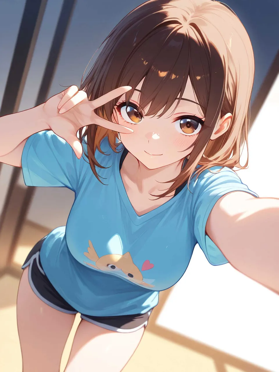 自撮りガール