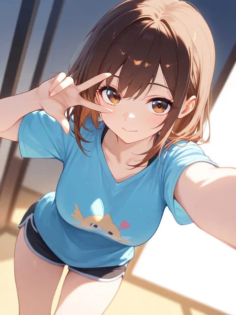 自撮りガール