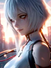 『ラスト・ログアウト：彼女が世界を拒むとき』 — アンドロイドイラストのAIイラスト｜SUPPART