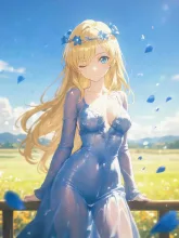 竜胆の擬人化·秋の野の青 の投稿作品