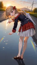 雨上がりでなくちゃ　晴れ間に虹はない🌈❣️