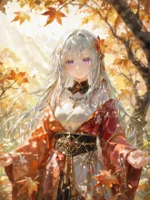 秋の化身·紅葉をまとって の投稿作品