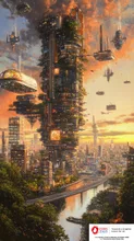 The Interdimensional Crossroads: Osaka Expo.-49 — Kimata Nao（木全 菜緒）さんのAIイラスト