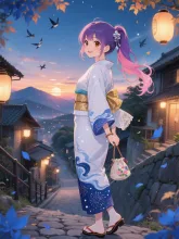夕涼みのイエヤス。