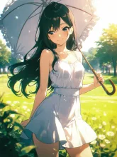 日傘の似合う美人·夏の午後の麗人 の投稿作品
