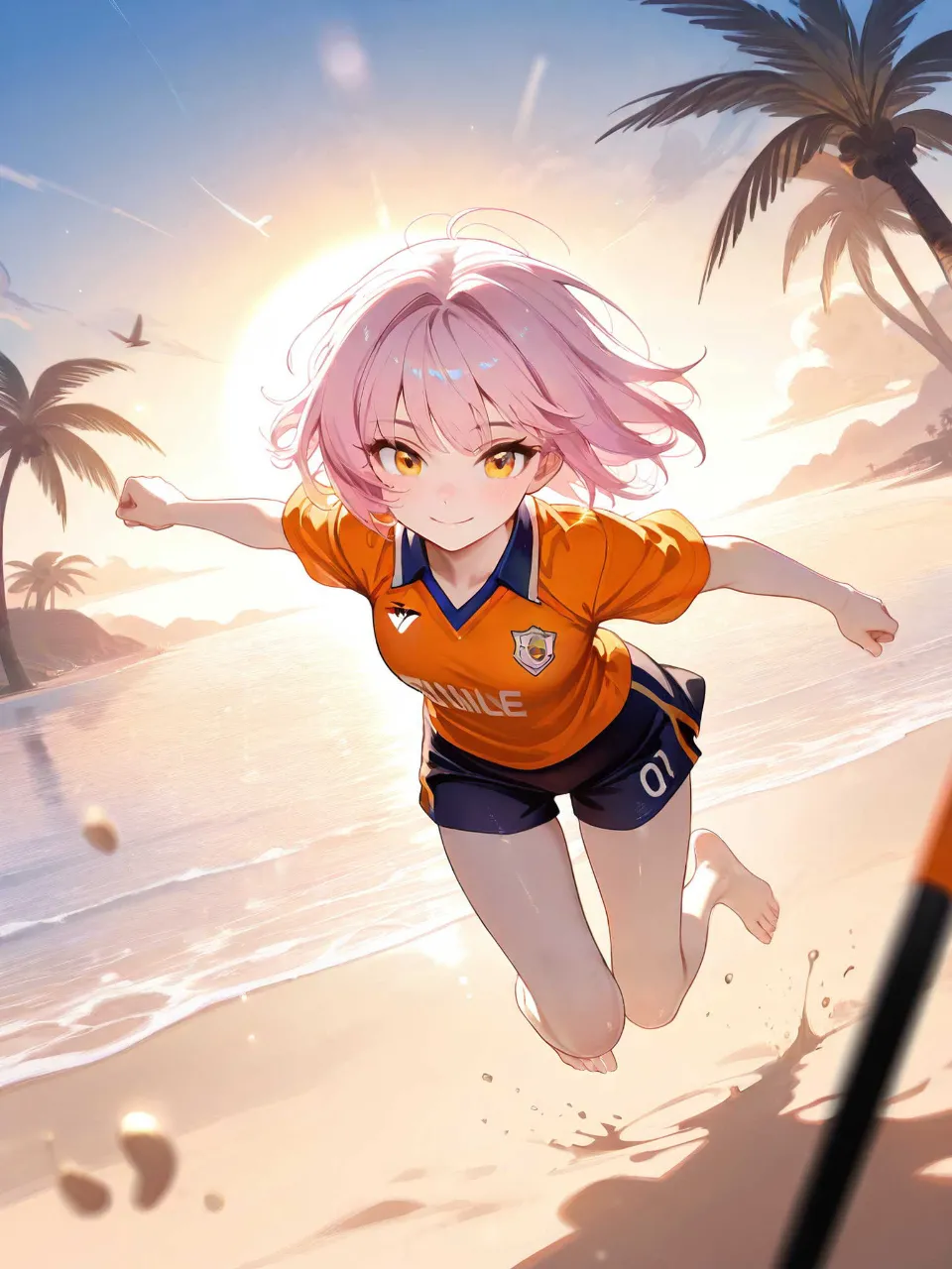 一応サッカーの明梨 — AI art on SUPPART