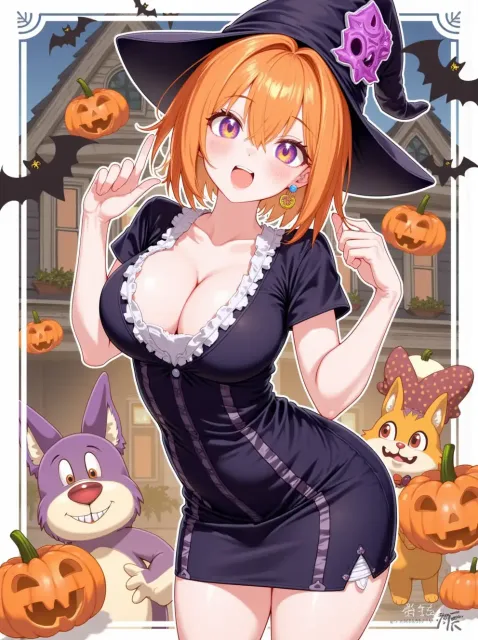ハロウィン衣装、ハロウィン帽子、コウモリイヤリング