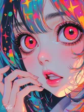 万華鏡の世界こんなに綺麗なの⤴︎ — mieさんのAIイラスト