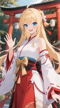 海外出身の巫女。