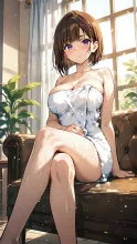 シャワー上がり