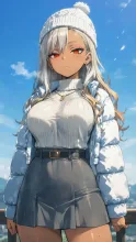 寒空で