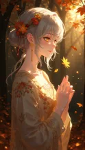 メロリエル・ルミナ 秋色ポートレート — ポートレート・肖像のAIイラスト|SUPPART