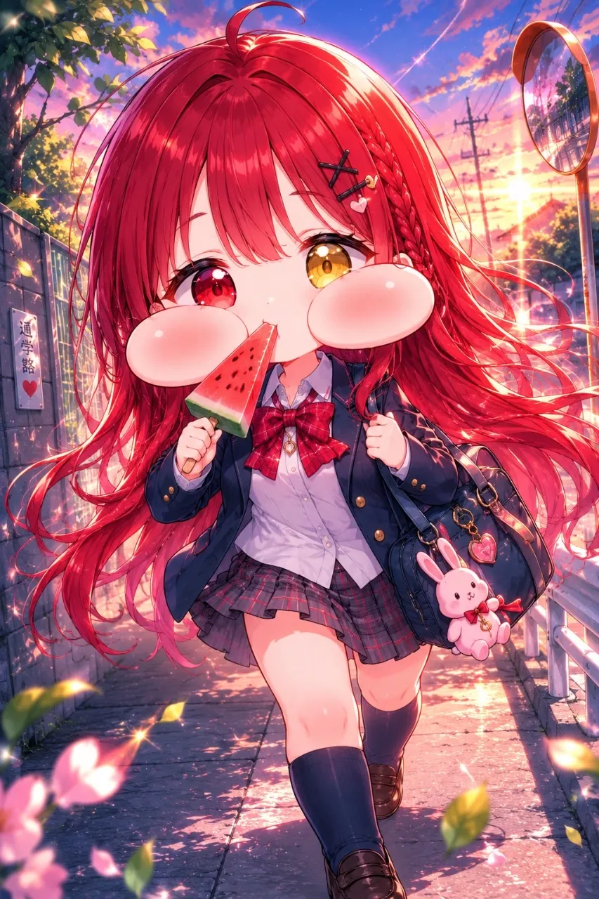 (՞っ ॑꒳ ॑c ՞)スイカバー