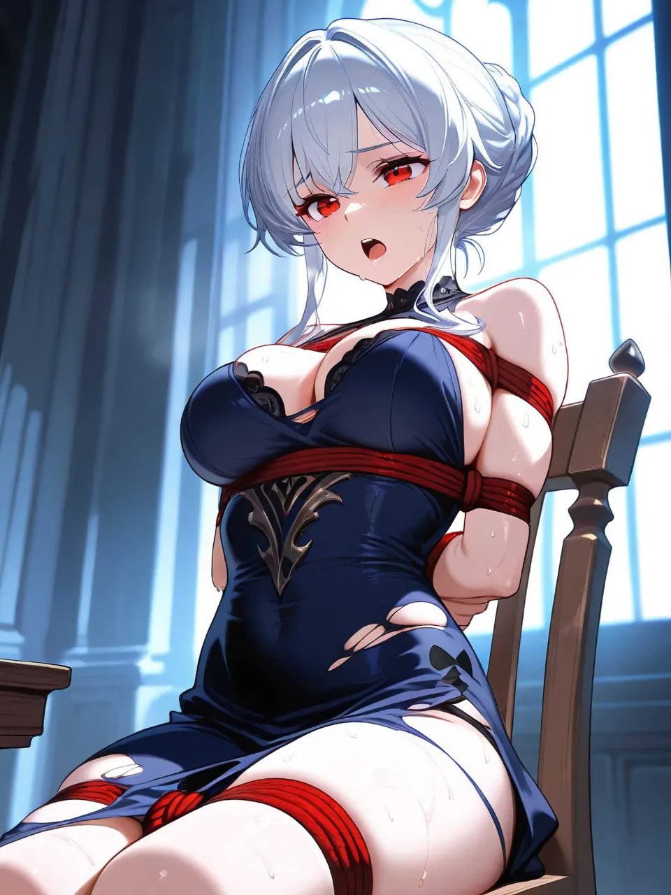 「こんなの なん でも な いっ わっ!」