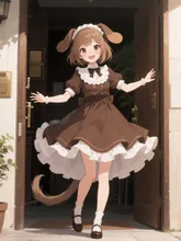 「ご主人、おかえりワン！」