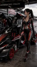 ミニ四駆をサーキットマシンに　ブラックアバンテ