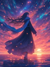 黄昏の空