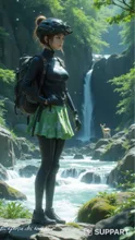Led by a female deer