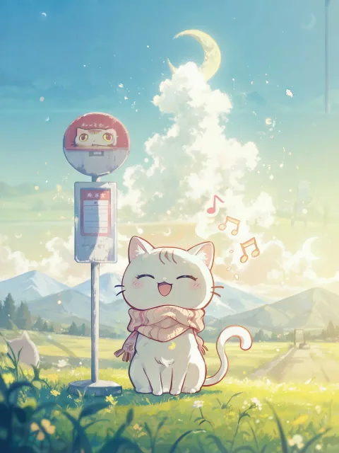 野原の猫さん