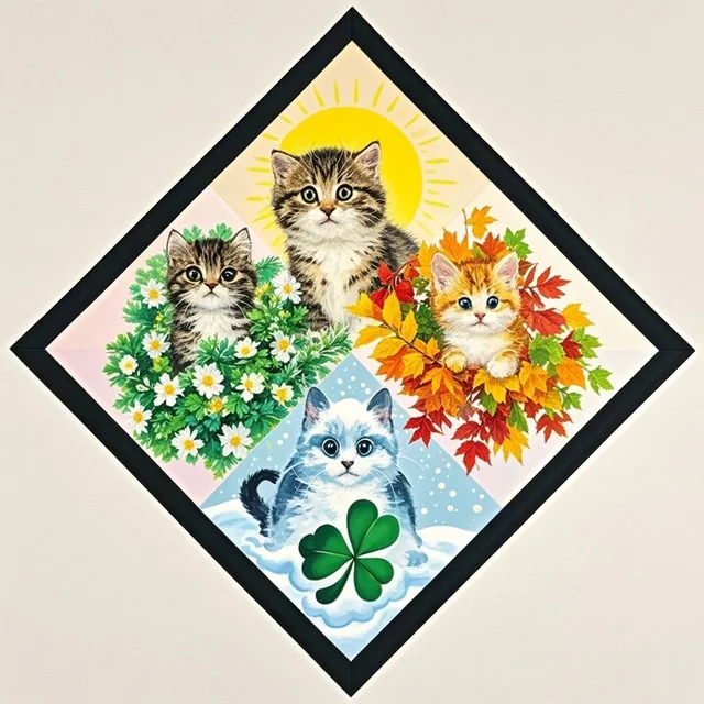 バンダナ 子猫