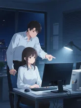 残業中
