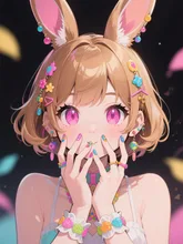ウサギャル — ふぁにさんのAIイラスト
