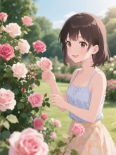 薔薇園の午後