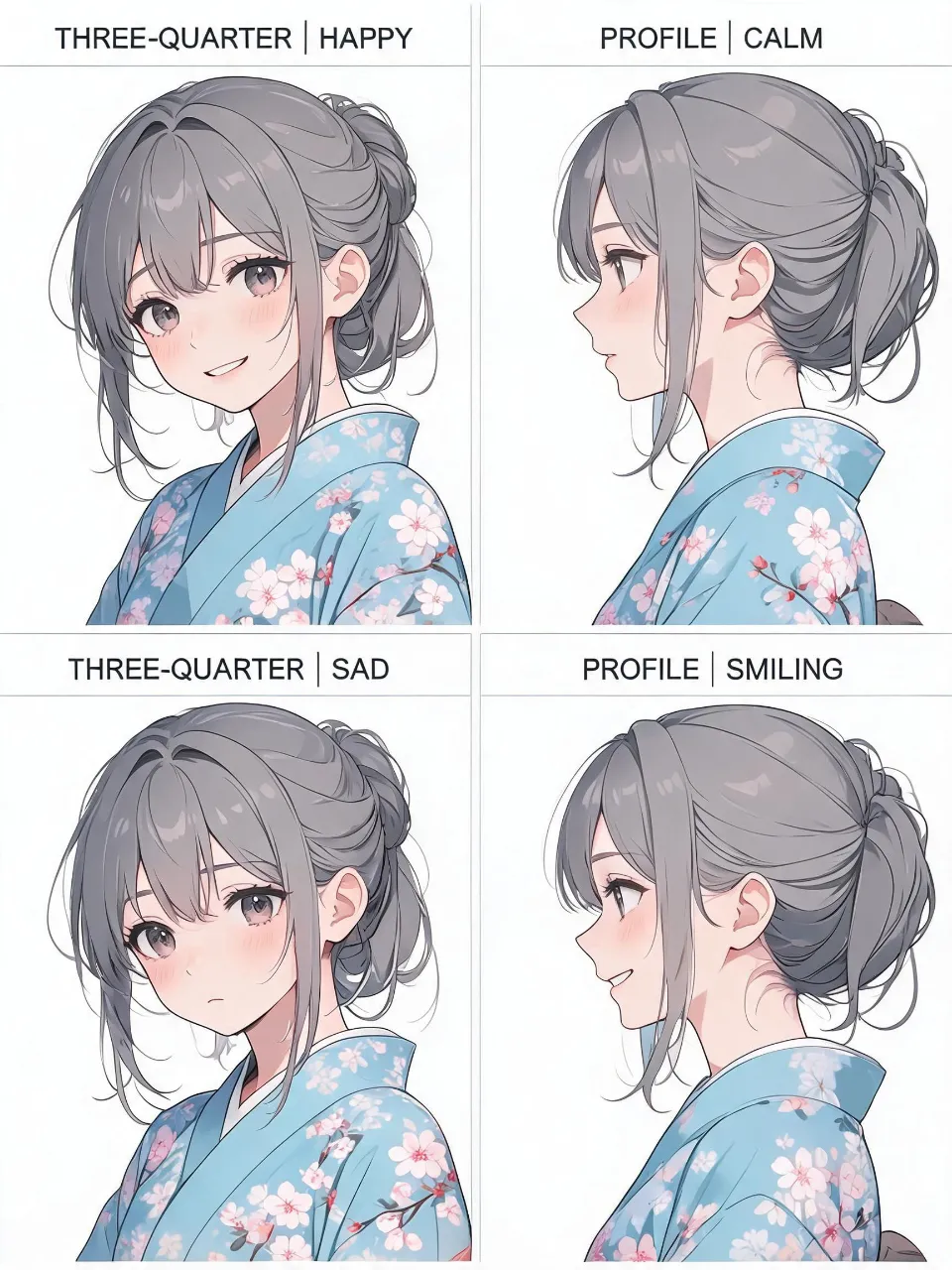 グレーヘアーの女の子🎵