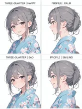 グレーヘアーの女の子🎵