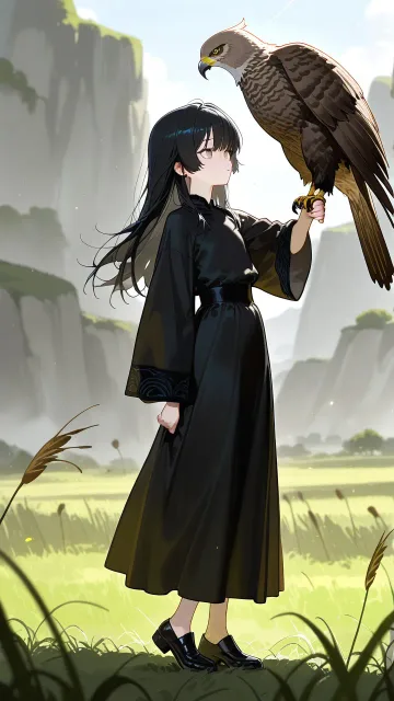 鷹匠の孫娘