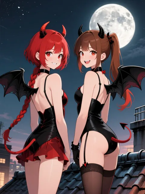 双子と小悪魔の夜