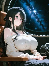 ……こんなに、星って綺麗なんだ — ケムリンさんのAIイラスト