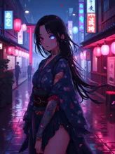 パンク・夜間チャレンジ🖕🏻👅🪭👘 — 一撃さんのAIイラスト