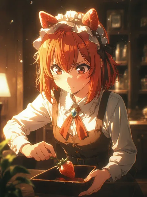 晴れたいちご狩り🍓