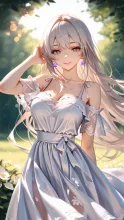 白ワンピ·夏の木漏れ日 の投稿作品