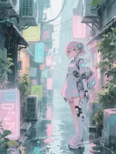 アンドロイド的な — イズネさんのAIイラスト