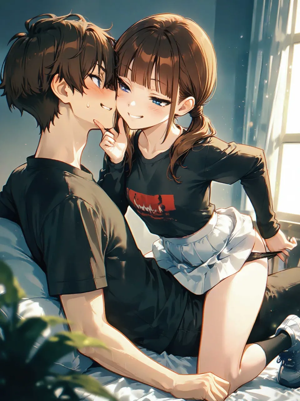 特別企画弾3弾『白いスカートと黒いパンツとビッチ』 — 逆襲のウサギさんのAIイラスト
